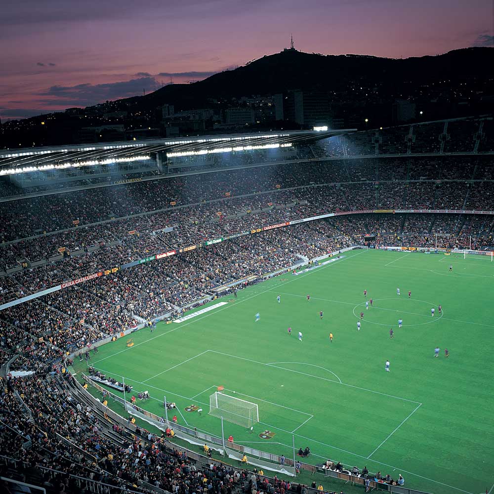 Fotbollsfest i samband med grupp- och konferensresa till Barcelona Spanien