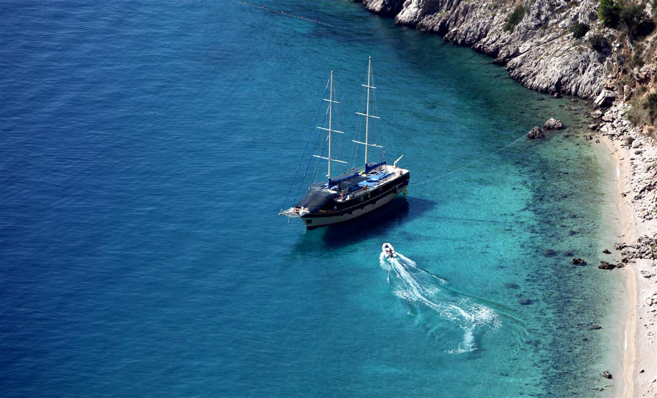 Båtutflykt Dubrovnik, Kroatien