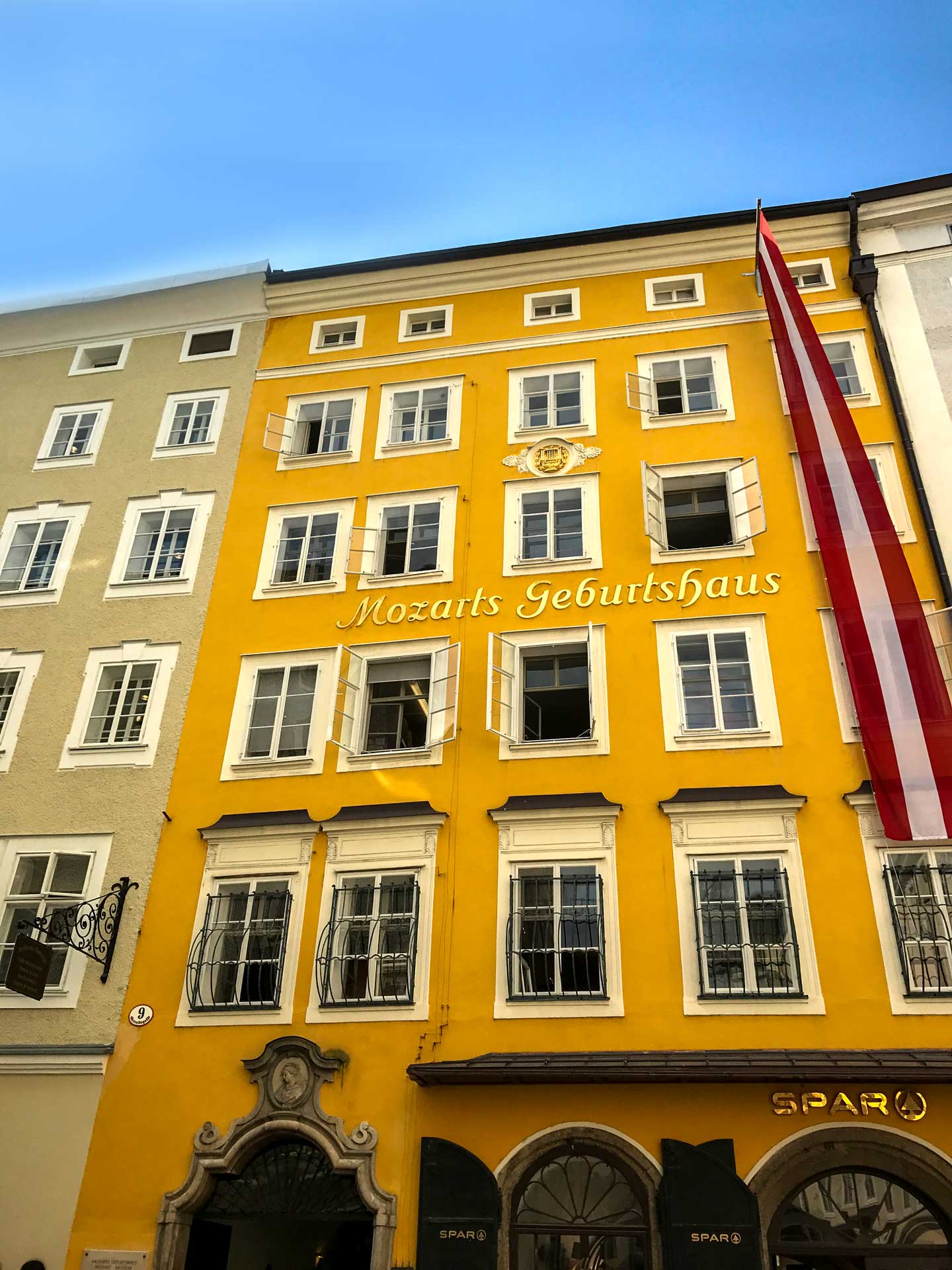 Mozarts födelsehus i Salzburg
