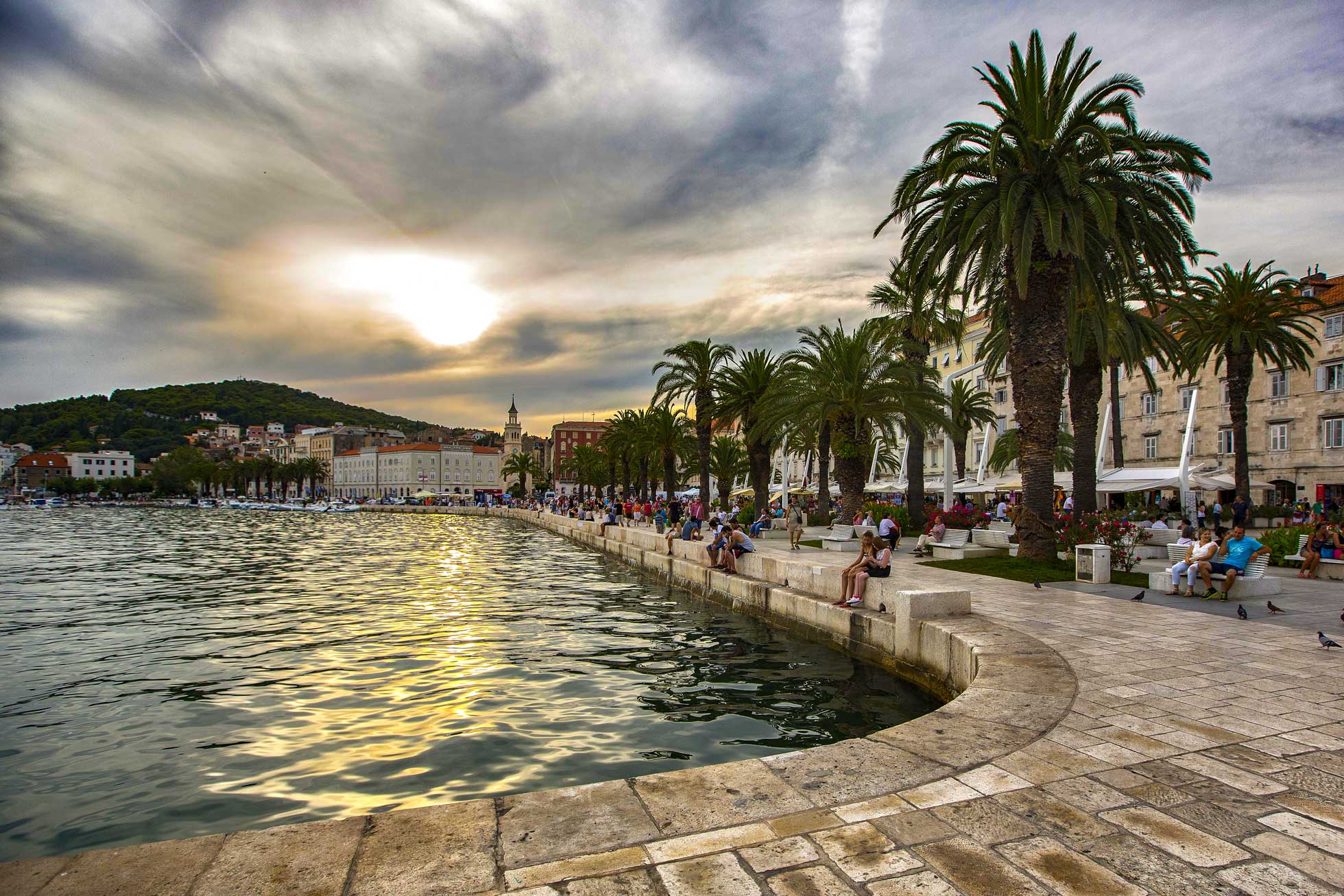 Promenadstråket Riva i Split