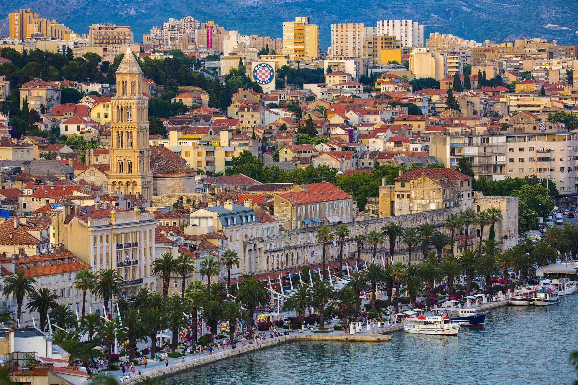Härliga turistvänliga Split Kroatien