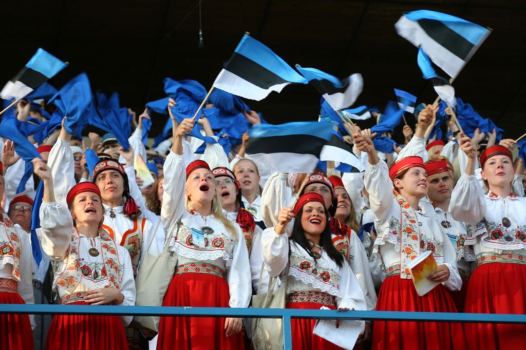 Nationaldagsfirande Tallinn Estland
