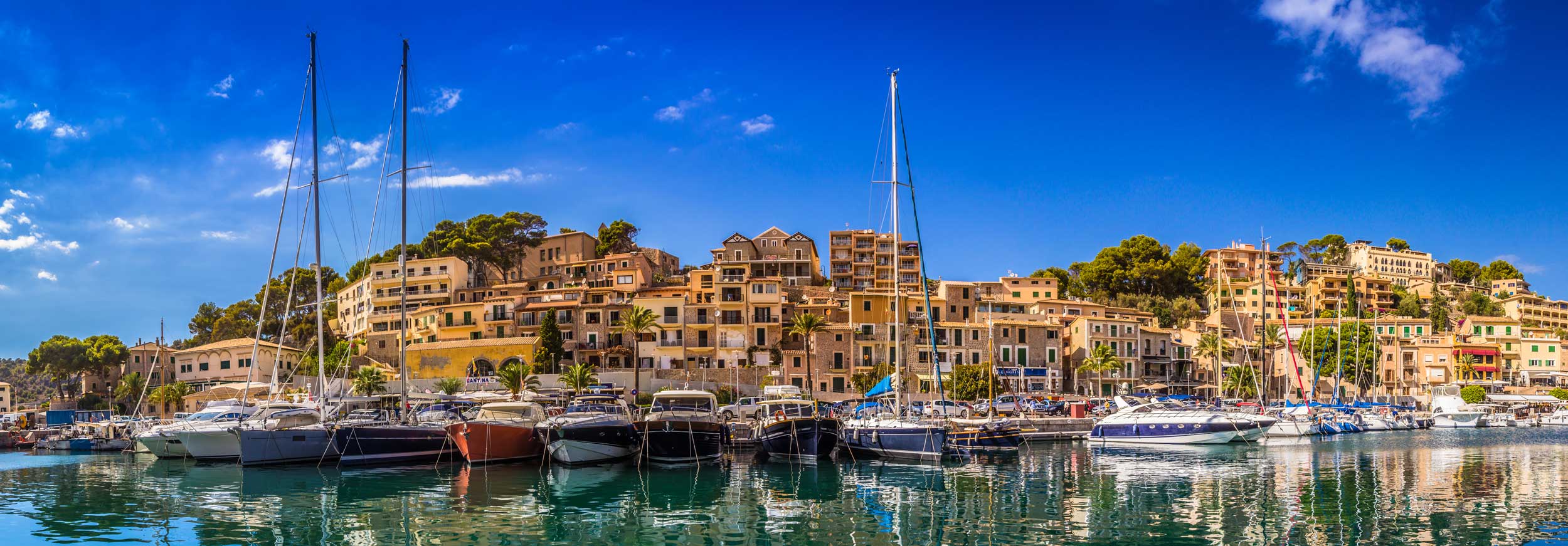 Konferens med stadsvandring i hamnen Palma de Mallorca