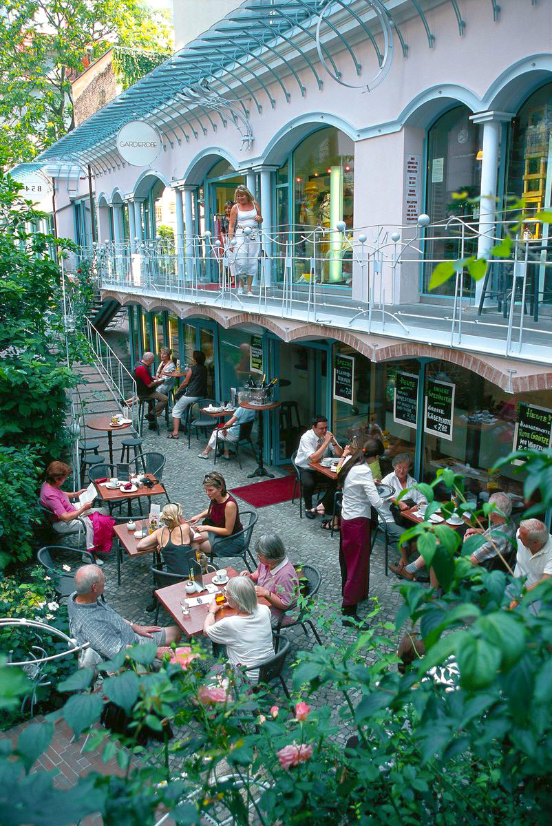 Kafékultur och möten i Berlin